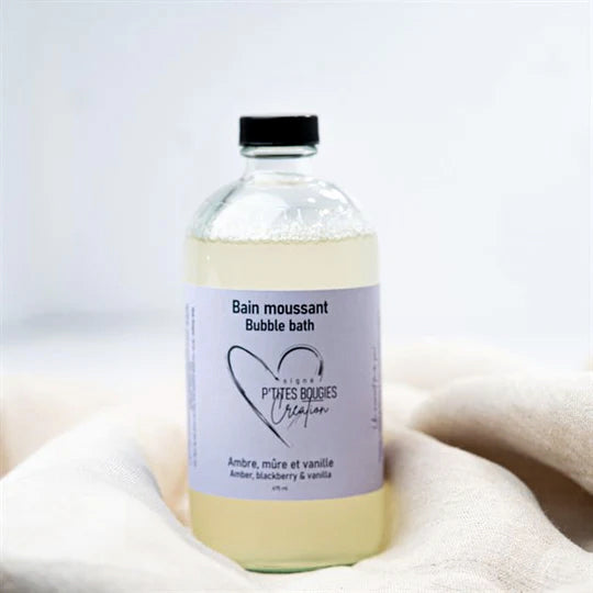 Bain moussant - Ambre, mûre et vanille - 480ml